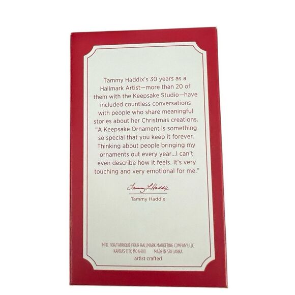 2021 Hallmark “Sweet Snowman Baker” Keepsake Ornament Club Member Exclusive - Picture 2 of 3